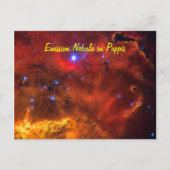 Carte Postale Émission Nebula NGC 2467 en Constellation Puppis (Devant)