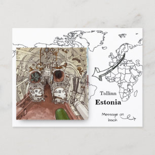 Carte Postale EML Lembit, Musée Lennusadam, Tallinn Estonie