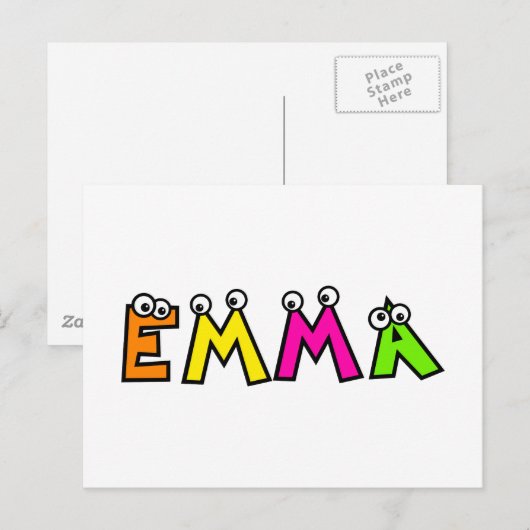 Carte Postale Emma (Devant / Derrière)