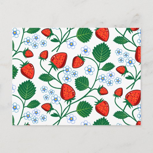Carte Postale Emma Janeway Fraises (Devant)