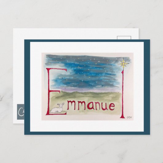 Carte Postale Emmanuel (Devant / Derrière)