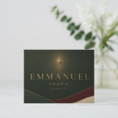 Carte Postale EMMANUEL | Matthieu 1:23 Chrétien (Debout devant)