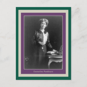 Carte Postale Emmeline Pankhurst