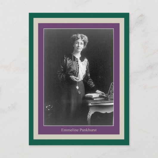 Carte Postale Emmeline Pankhurst (Devant)