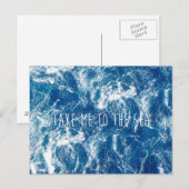 Carte Postale Emmène-moi à la mer (Devant / Derrière)