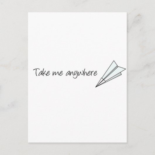 Carte Postale Emmène-moi où que je sois (Devant)