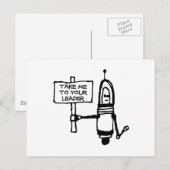 Carte Postale Emmenez-Moi À Votre Chef (Devant / Derrière)