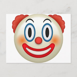 Carte Postale Emoji Clown