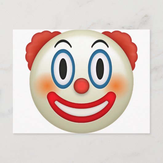 Carte Postale Emoji Clown (Devant)