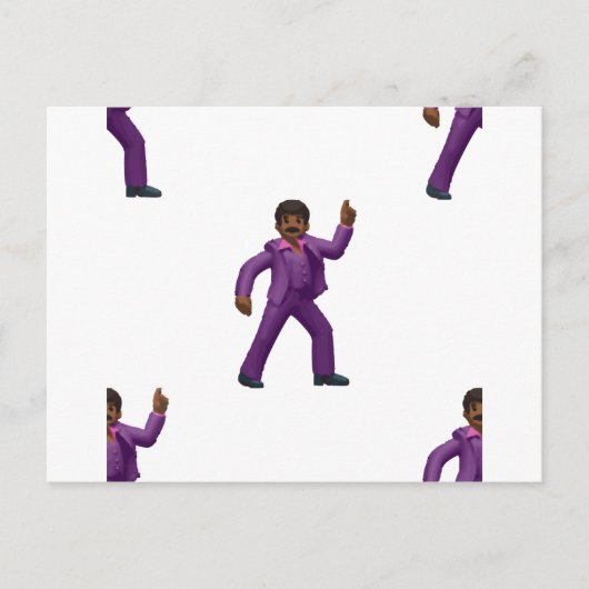 Carte Postale Emoji Dancing Man (Devant)