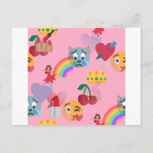 Carte Postale emoji fille