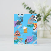 Carte Postale emoji garçon (Debout devant)