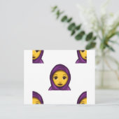 Carte Postale emoji hajib (Debout devant)