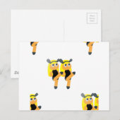 Carte Postale emoji jumeaux (Devant / Derrière)