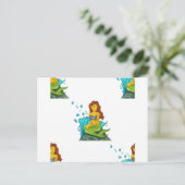 Carte Postale emoji mermaid (Debout devant)