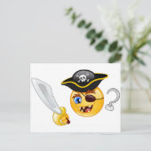 Carte Postale emoji pirate (Debout devant)