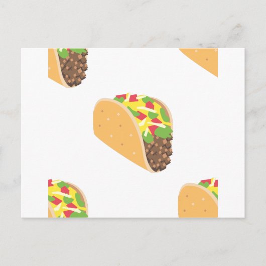 Carte Postale emoji taco (Devant)