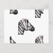 Carte Postale emoji zebra (Devant)