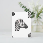 Carte Postale emoji zebra (Debout devant)