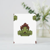 Carte Postale emoji zombie (Debout devant)