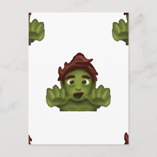 Carte Postale emoji zombie (Devant)