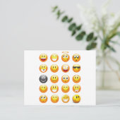 Carte Postale emojis (Debout devant)