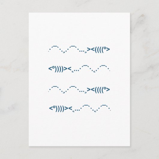 Carte Postale Emoticon de la natation (Devant)