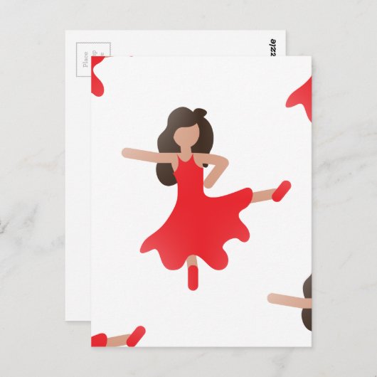 Carte Postale émoticône (Devant / Derrière)