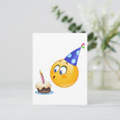 Carte Postale émoticône anniversaire (Debout devant)