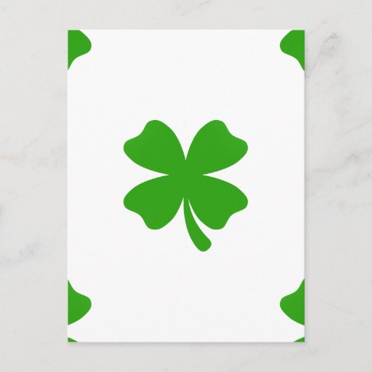 Carte Postale émoticône st patrick (Devant)