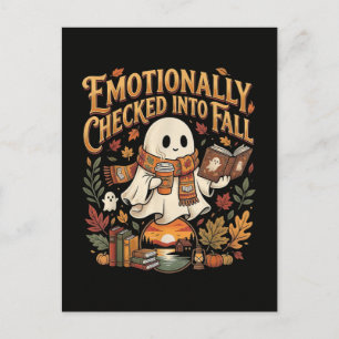 Carte Postale Émotionnellement admis en automne Halloween