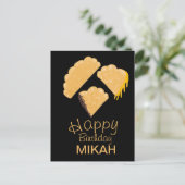 Carte Postale Empanada Dessinée à la Main Anniversaire (Debout devant)