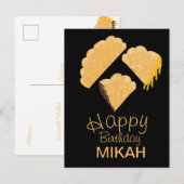 Carte Postale Empanada Dessinée à la Main Anniversaire (Devant / Derrière)