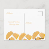 Carte Postale Empanada Dessinée à la Main Anniversaire (Dos)