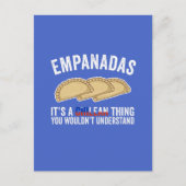 Carte Postale Empanadas C'est une chose chilienne que vous ne co (Devant)