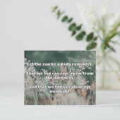 Carte Postale Empath Shine Positive Encouragement Citation (Debout devant)