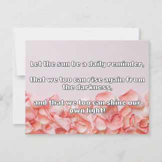Carte Postale Empath Shine Positive Encouragement Citation
