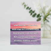 Carte Postale Empath Strength Positive Citation Encouragement (Debout devant)