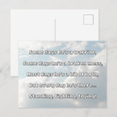 Carte Postale Empath Strength Positive Citation Encouragement (Devant / Derrière)