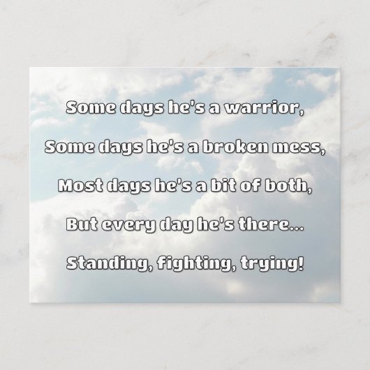 Carte Postale Empath Strength Positive Citation Encouragement (Devant)