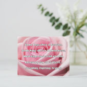 Carte Postale Empath Strength Positive Citation Encouragement (Debout devant)