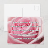 Carte Postale Empath Strength Positive Citation Encouragement (Devant / Derrière)