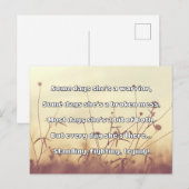 Carte Postale Empath Strength Positive Citation Encouragement (Devant / Derrière)