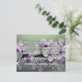 Carte Postale Empath Strength Positive Citation Encouragement (Debout devant)