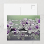 Carte Postale Empath Strength Positive Citation Encouragement (Devant / Derrière)