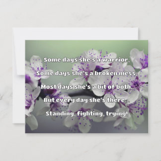 Carte Postale Empath Strength Positive Citation Encouragement