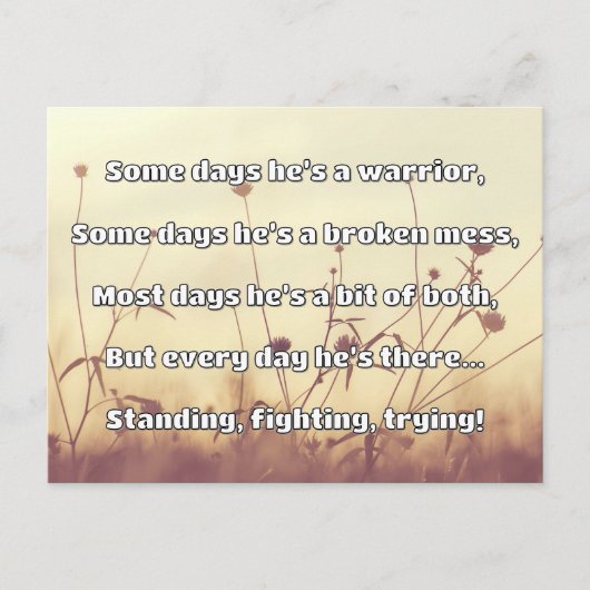 Carte Postale Empath Strength Positive Citation Encouragement (Devant)