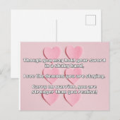 Carte Postale Empath Warrior Citation positive Encouragement (Devant / Derrière)