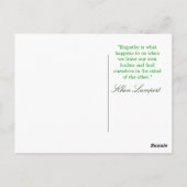 Carte Postale Empathie ! (Dos)