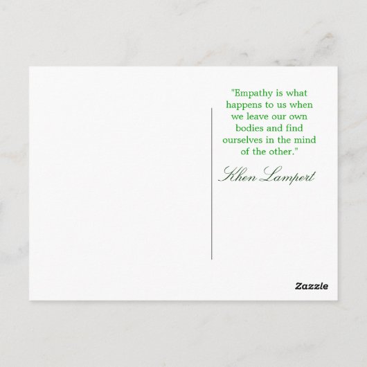 Carte Postale Empathie ! (Dos)